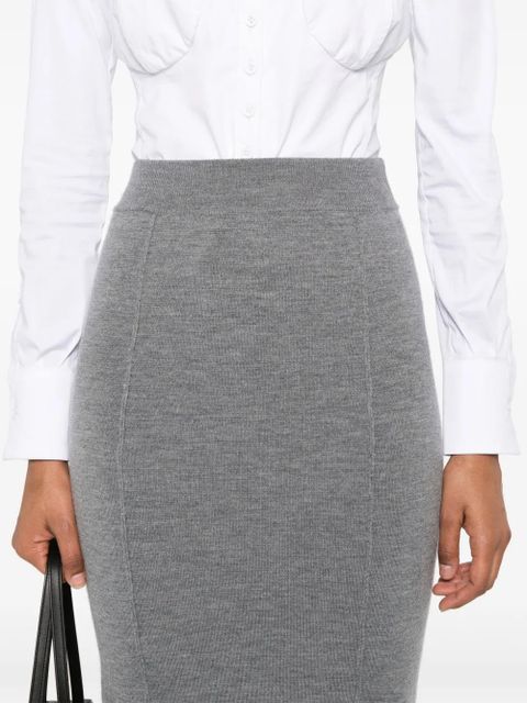 PINKO knitted pencil skirt - Grey