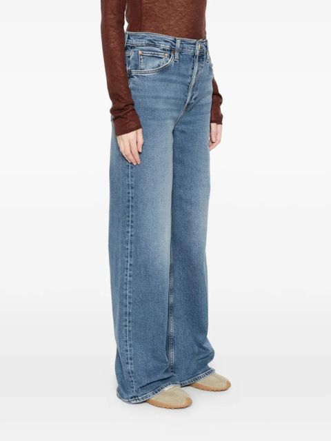 RE/DONE belt-loops jeans - Blue