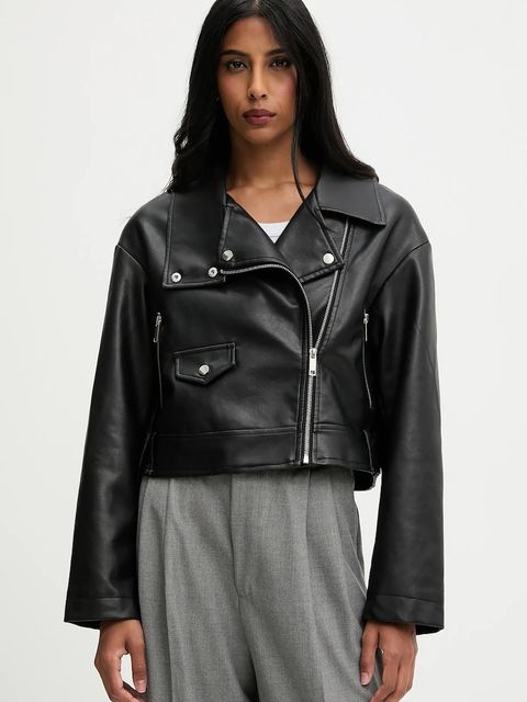 Answear.LAB ramoneska kolor czarny przejściowa - zdjęcie produktu nr 1