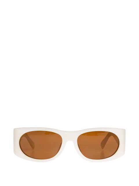 Jacquemus oval-frame sunglasses - Neutrals - zdjęcie produktu nr 1
