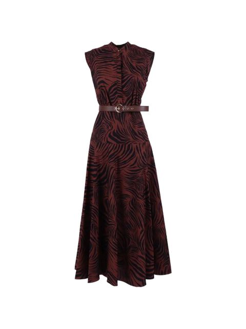 Max Mara West zebra-print dress - Brown - zdjęcie produktu nr 1
