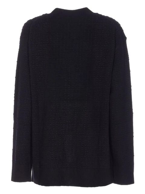 FENDI V-neck cardigan - Black - zdjęcie produktu nr 2
