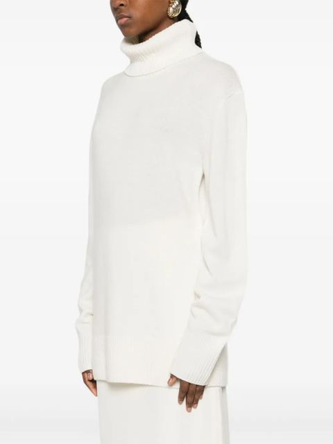TOTEME roll-neck cashmere sweater - Neutrals