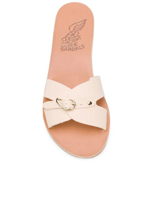 Ancient Greek Sandals Anna slides - White