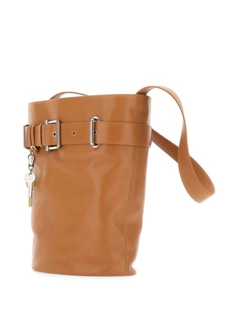 Osoi Bucket Brocle leather shoulder bag - Neutrals