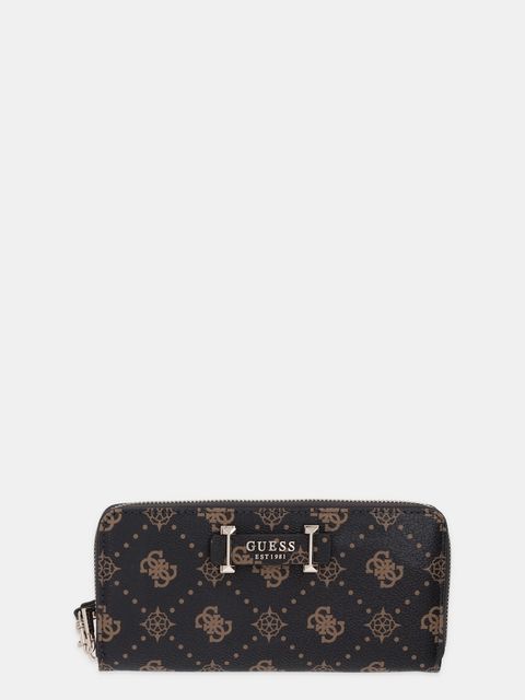 Guess portfel SILIA damski kolor brązowy SWGP98 90146 - zdjęcie produktu nr 1