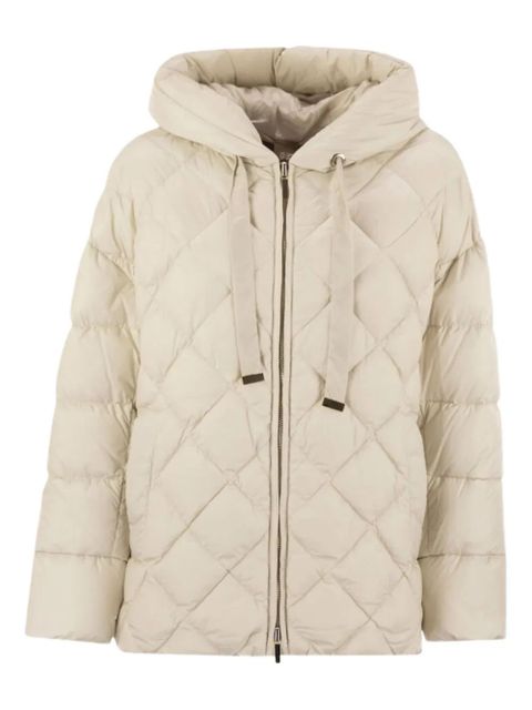 Max Mara quilted hooded jacket - Neutrals - zdjęcie produktu nr 1