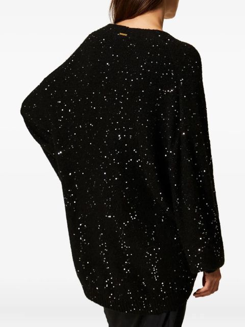 TWINSET sequin cardigan - Black