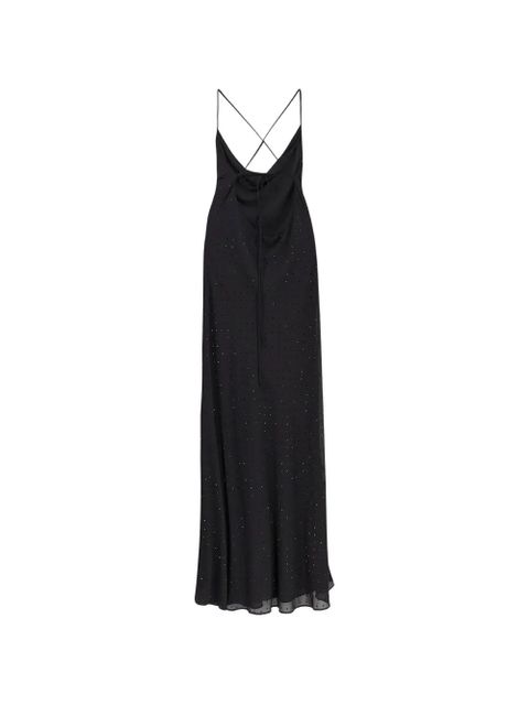 PINKO cowl-neck maxi dress - Black - zdjęcie produktu nr 2