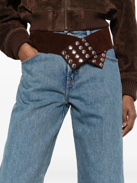 The Attico five-pocket jeans - Blue