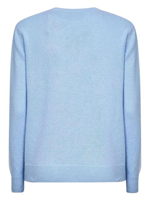 MC2 Saint Barth embroidered-detail sweater - Blue