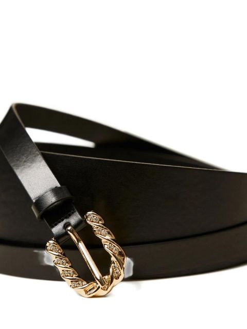 TWINSET twisted-buckle belt - Black