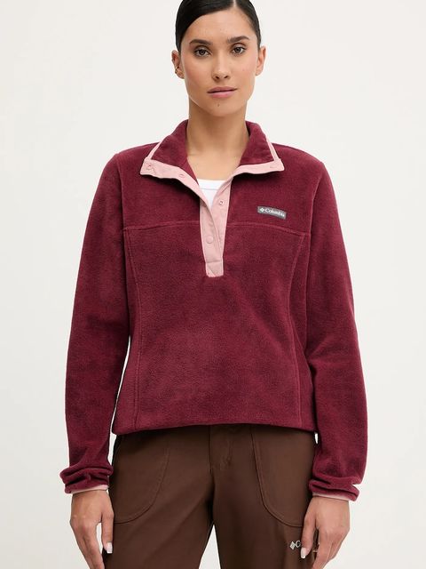 Columbia bluza sportowa Benton Springs kolor bordowy wzorzysta 2085651 - zdjęcie produktu nr 1