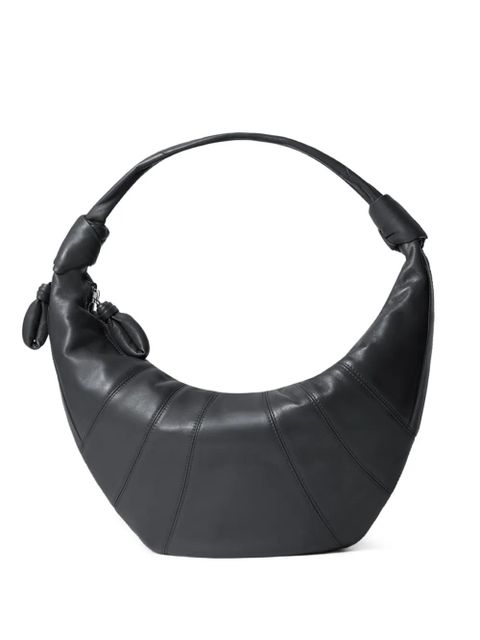 LEMAIRE knot zip leather shoulder bag - Black - zdjęcie produktu nr 1