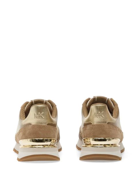 Michael Kors monogram-print sneakers - Brown