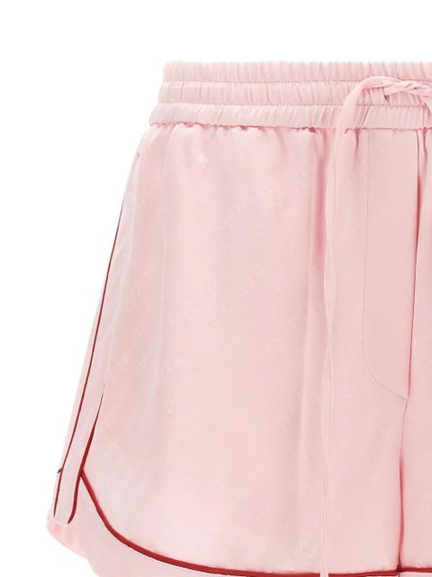 Off-White drawstring pyjama shorts - Pink