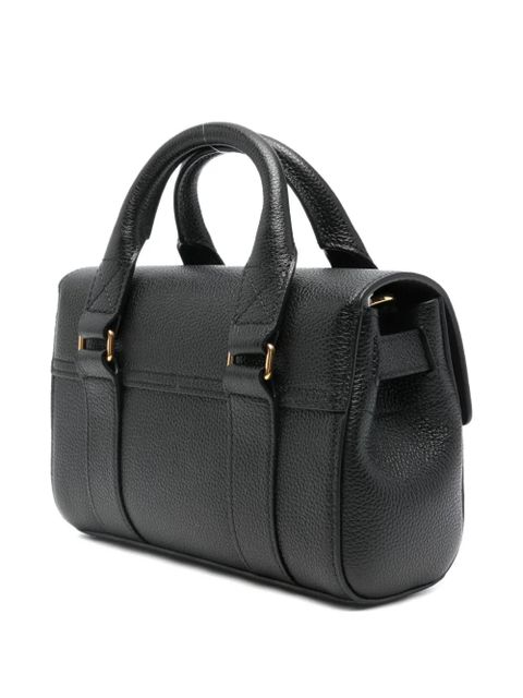 Mulberry turnlock-top leather tote bag - Black - zdjęcie produktu nr 2