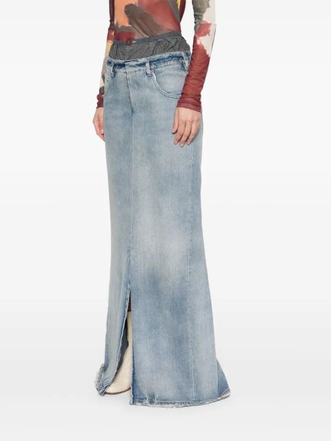 Maison Margiela denim maxi skirt - Blue