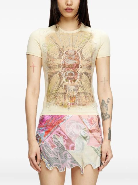 Diesel T-Uncuties T-shirt - Neutrals - zdjęcie produktu nr 2