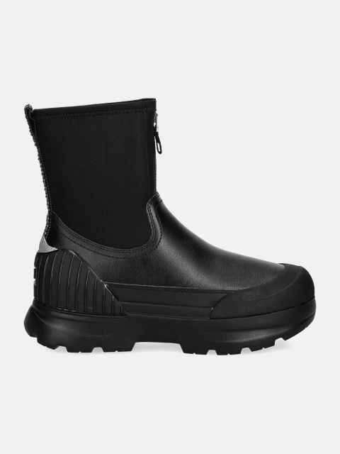 UGG sztyblety Neumel X Zip damskie kolor czarny na platformie lekko ocieplone 1158235-BLK