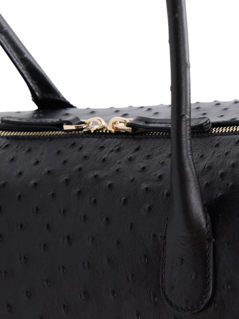 LouLou de Saison Alister leather tote bag - Black