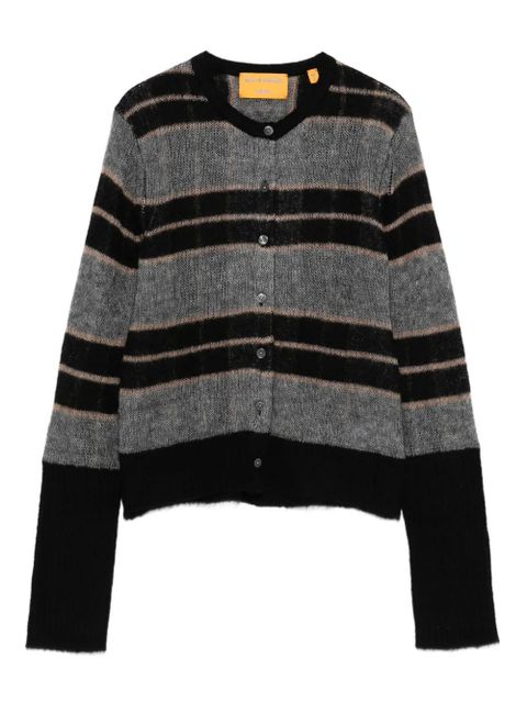 Guest In Residence striped knit cardigan - Black - zdjęcie produktu nr 1