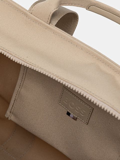 BOSS torebka Sandy Tote C kolor beżowy 50558113