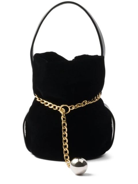 Prada mini Petit Sac Noir chain bucket bag - Black - zdjęcie produktu nr 2