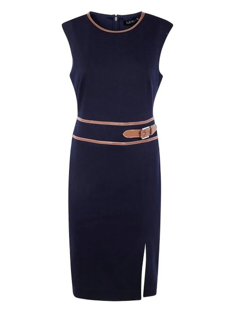 Lauren Ralph Lauren belted dress - Blue - zdjęcie produktu nr 1
