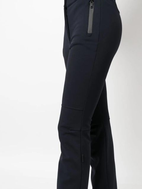 Yves Salomon soft-shell fitted trousers - Blue
