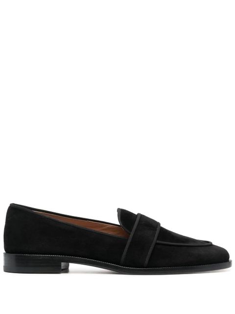 Aquazzura Martin suede loafers - Black - zdjęcie produktu nr 1