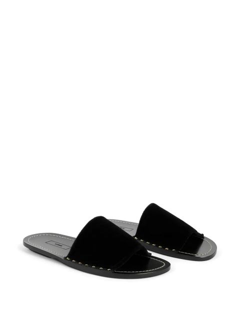 TOTEME studded detail slides - Black - zdjęcie produktu nr 2