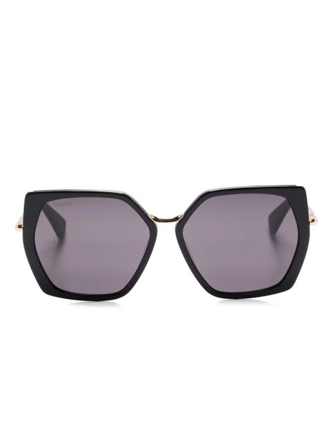 Max Mara Eyewear oversize square-frame sunglasses - Black - zdjęcie produktu nr 1