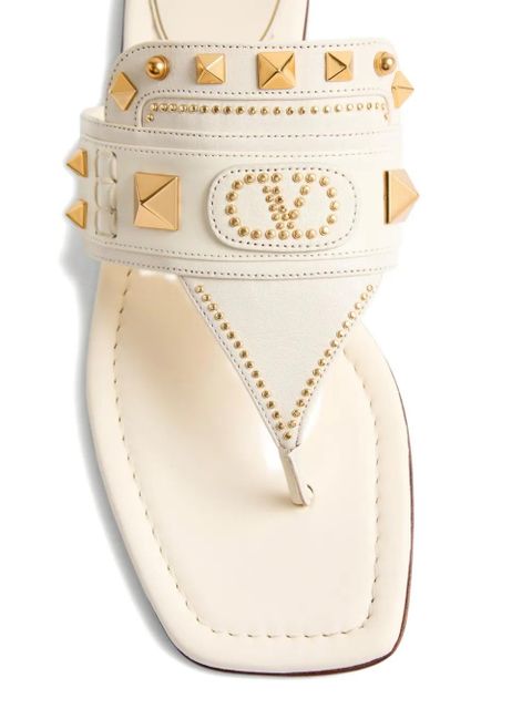 Valentino Garavani Plaster Caster leather sandals - White