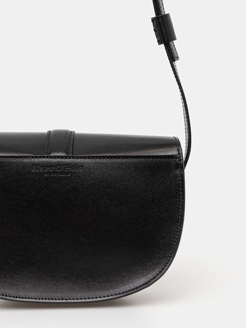 Marc O'Polo torebka skórzana kolor czarny 50912210702203