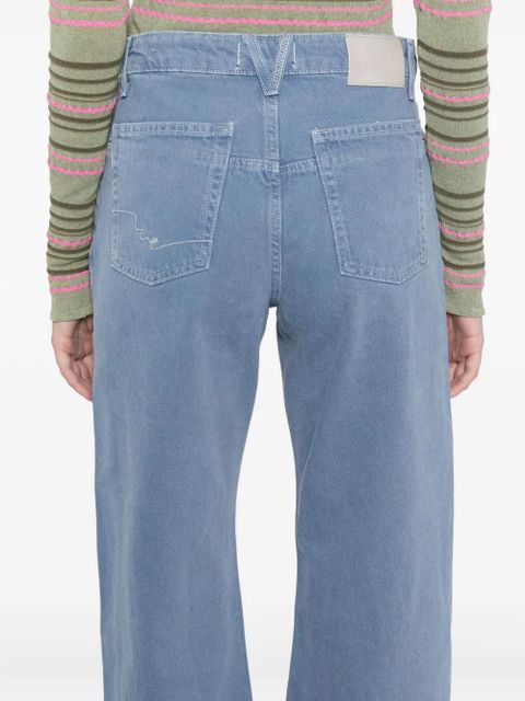 Free People deep trance dropped boyfriend jeans - Blue