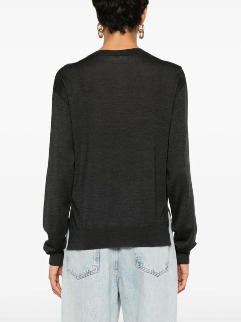 Jil Sander fine-knit jumper - Grey