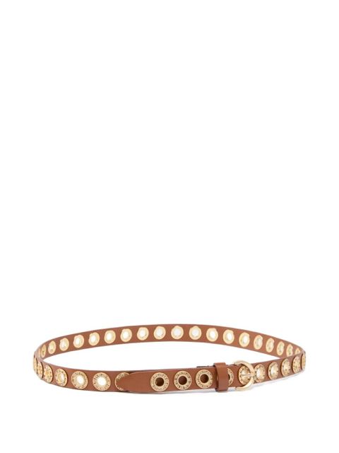 PINKO eyelet embellished belt - Brown - zdjęcie produktu nr 2
