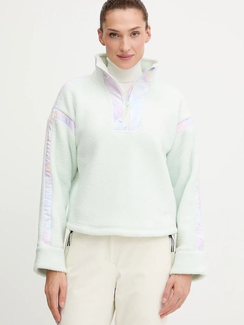 Helly Hansen bluza polarowa IMPERIAL damska kolor zielony gładka 49581 - zdjęcie produktu nr 1