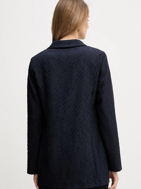 Joseph Ribkoff marynarka kolor granatowy jednorzędowa gładka 261196 - zdjęcie produktu nr 2