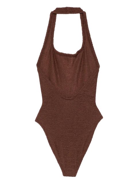 Hunza G Sandy halterneck swimsuit - Brown - zdjęcie produktu nr 2
