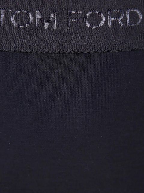 TOM FORD logo-print briefs - Black