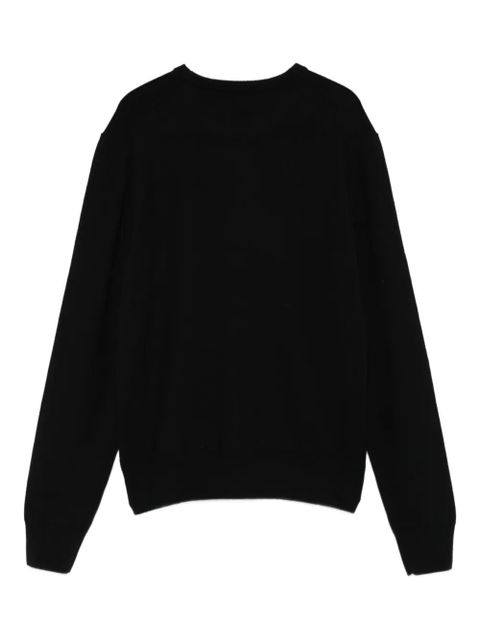 Coperni logo-embroidered wool sweater - Black - zdjęcie produktu nr 2
