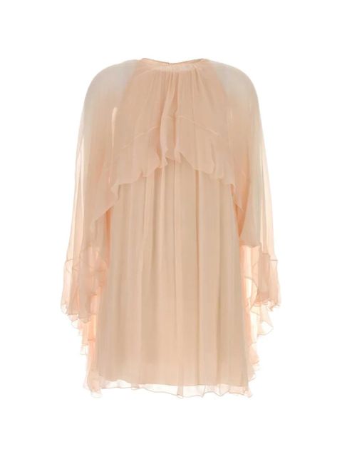 Chloé ruffled mini dress - Pink - zdjęcie produktu nr 1