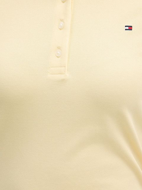 Tommy Hilfiger polo damski kolor żółty WW0WW43225