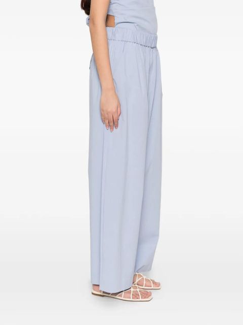 St. Agni relaxed wide-leg trousers - Blue