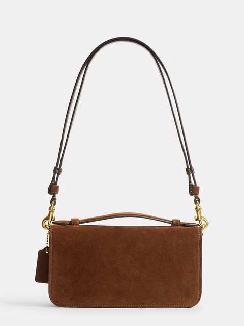 Coach torebka zamszowa Suede Elora