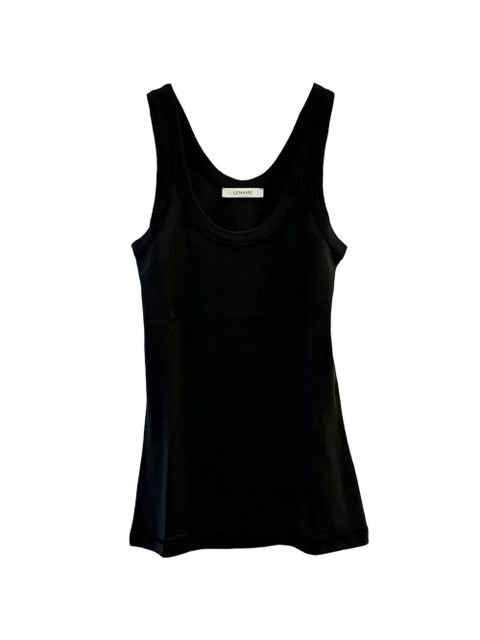 LEMAIRE scoop-neck tank top - Black - zdjęcie produktu nr 1