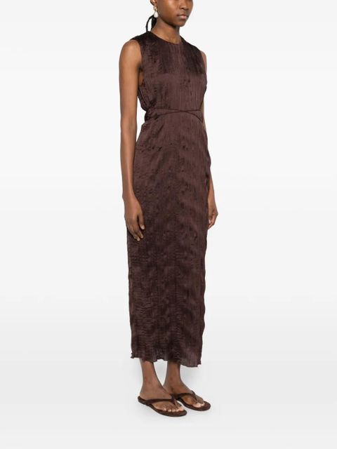 STAUD Mizu maxi dress - Brown - zdjęcie produktu nr 2