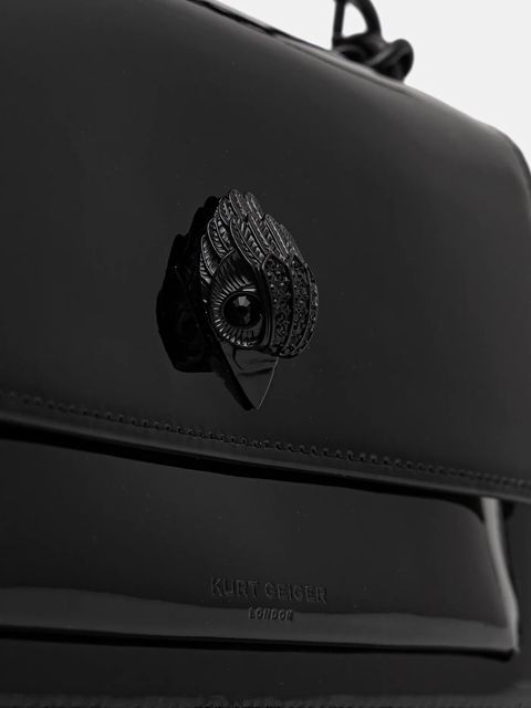 Kurt Geiger London torebka skórzana SHOREDITCH kolor czarny 4998300309